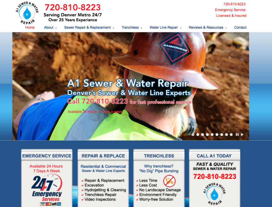 Water Line Repair Denver, CO